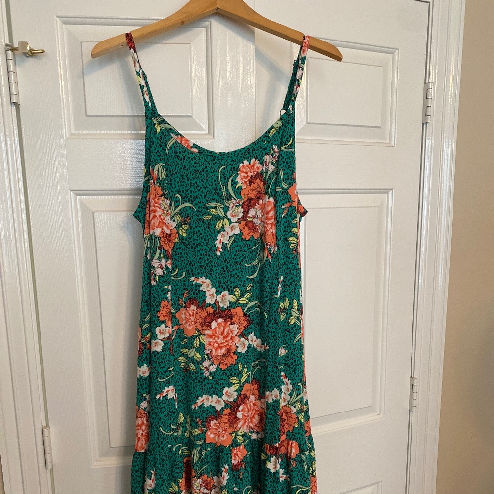 MIdi tiered fora dress